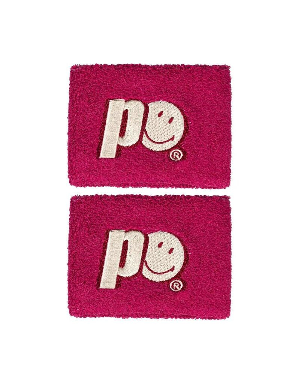 Frotka tenisowa Prince X Smiley Wristband Short 2P - pink raspberry
