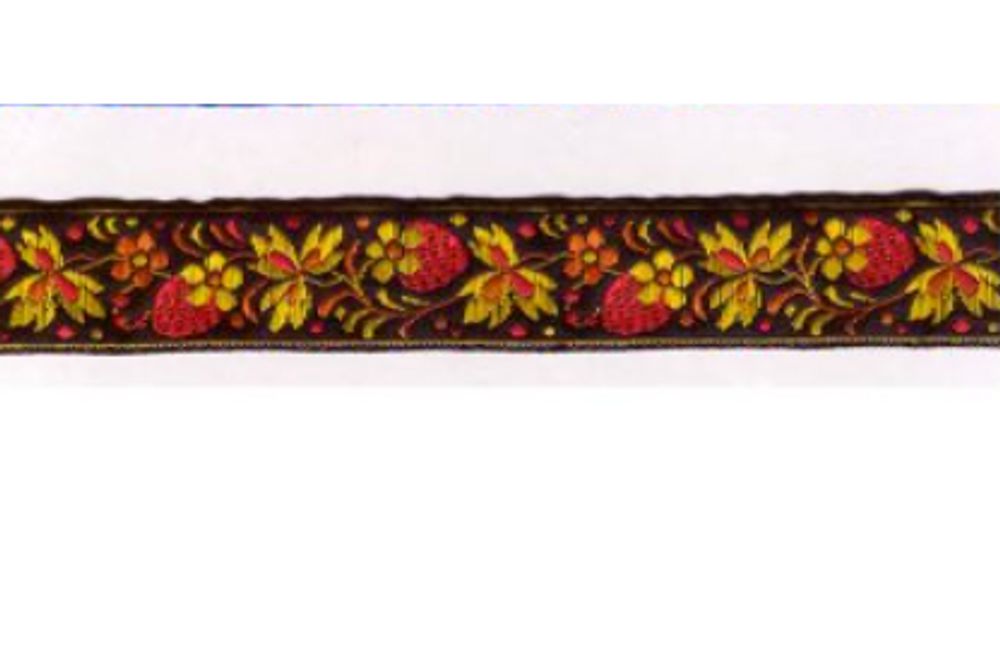 Тесьма жаккард, с1852, рис. 9437, ш. 2,2 см