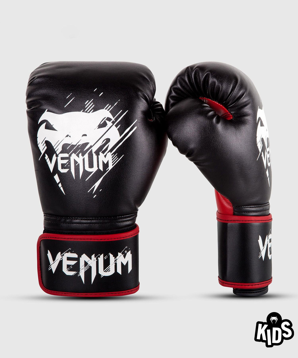 Перчатки боксерские детские Venum Contender Kids Black/Red