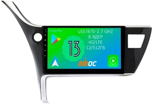 Магнитола для Toyota Corolla E180 2016-2019 (Китай) - Airoc 2K AU-1143 Android 13, Быстрейшая, SIM-слот