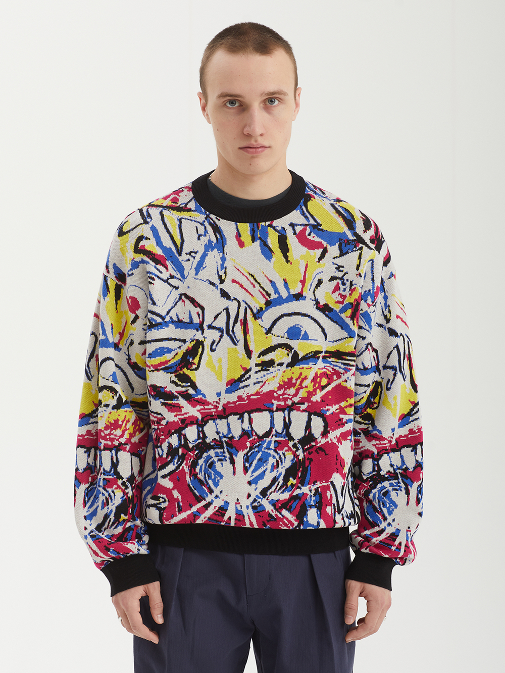 Мужской Свитер (Round-neck) Goes Around