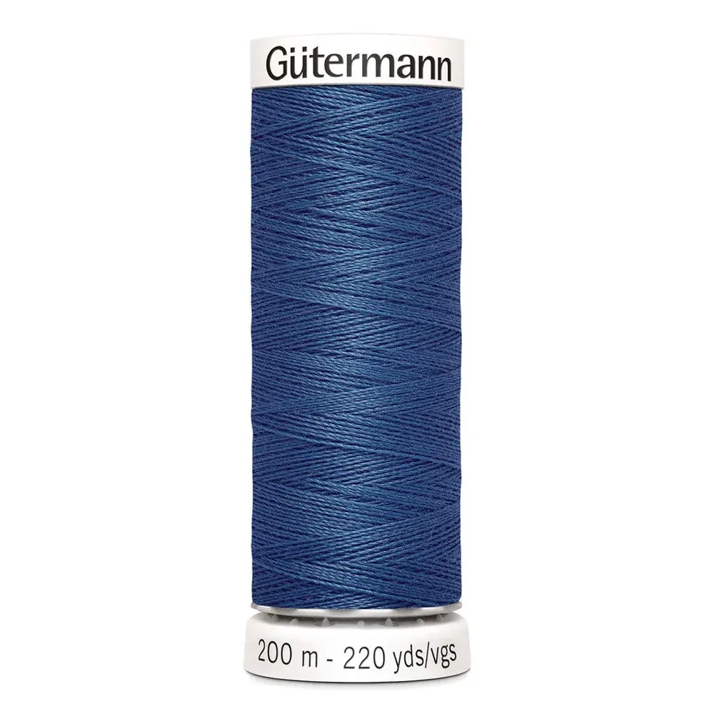 Нить Sew-All 200 м, Gutermann, 786 синий джинсовый