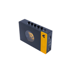 We Are Rewind Cassette Player Black & Yellow