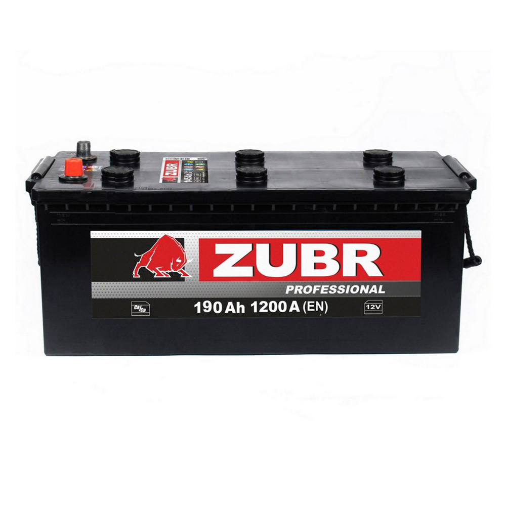 Аккумулятор ZUBR Professional (190Ah, 1250A, R+) ZPT1904