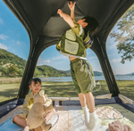 Палатка Naturehike Ango 4-местная, быстросборная, коричневая, артикул CNK2550WS010-OBR4