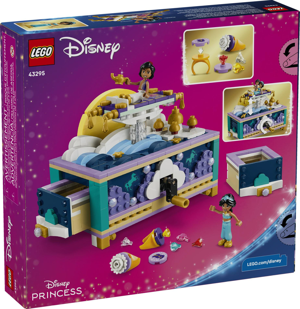 Конструктор Лего Дисней Шкатулка с украшениями Жасмин 43295 | LEGO Disney Princess Jasmine’s Jewelry Box 458 деталей 6+