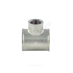 Тройник латунь никель переходной Ду 25х15х25 (1"х1/2"х1") ВР/ВР SantechSystems