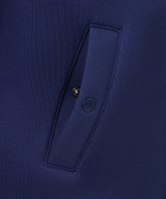 Бомбер ESSENTIAL Fleece Bomber, темно-синий/серый меланж