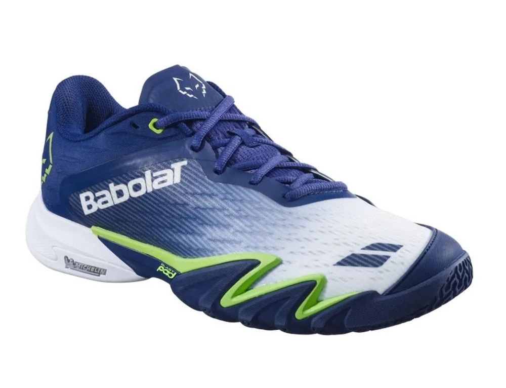 Мужские кроссовки для Padel Babolat Premura 3 Lebron - blue depths/green flash