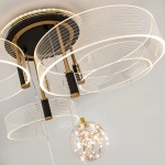 Потолочный светильник LED4U L1040-750 BK