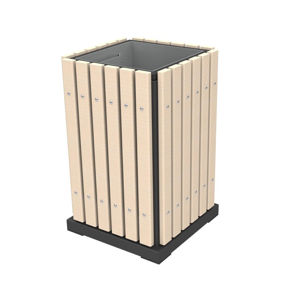 Парковая урна PO-381, 380*380*600 мм.