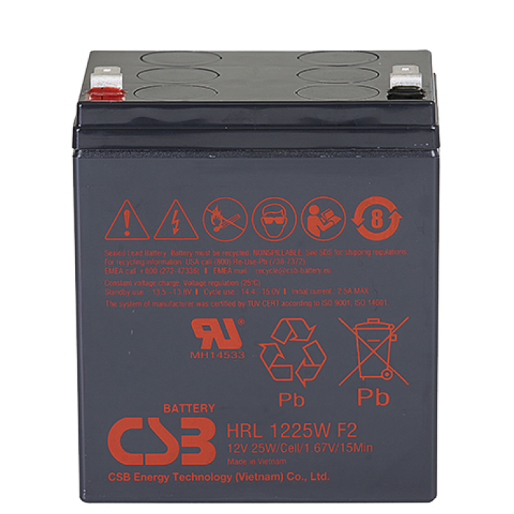 Аккумулятор CSB HRL1225W F2 FR ( 6,25Ач / 12В ) AGM