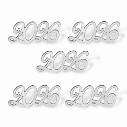 Топпер Мини "2026" ТМ6216 5см 5шт акрил