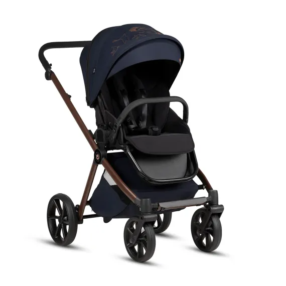 Коляска 2 в 1 Tutis Mio 3+ Limited Edition Midnight Swallow