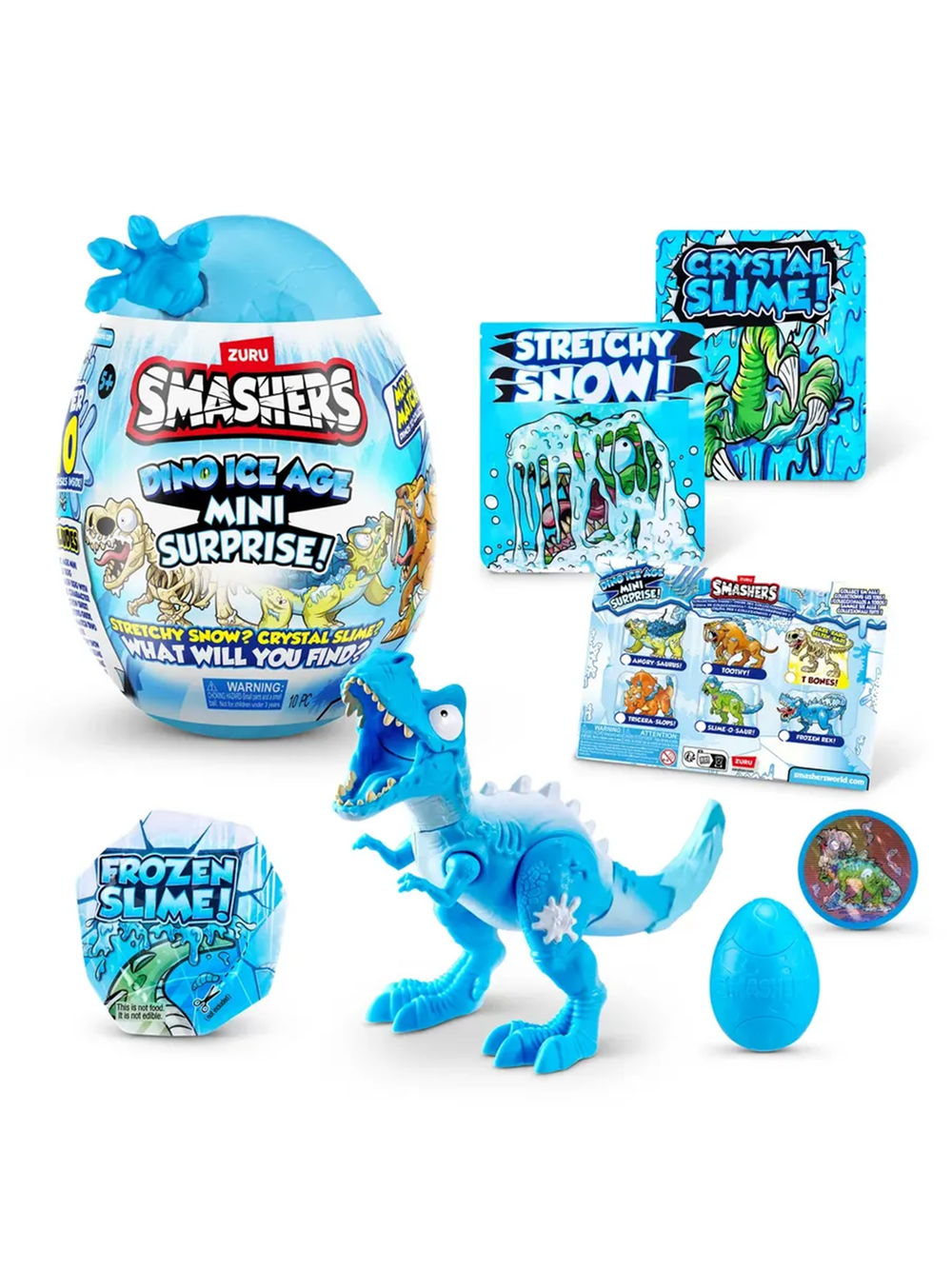 Игрушка ZURU Smashers — Dino Ice Age Smashers | Ледниковый период 7456 | ZURU набор-сюрприз динозавры с раскопками | 5+