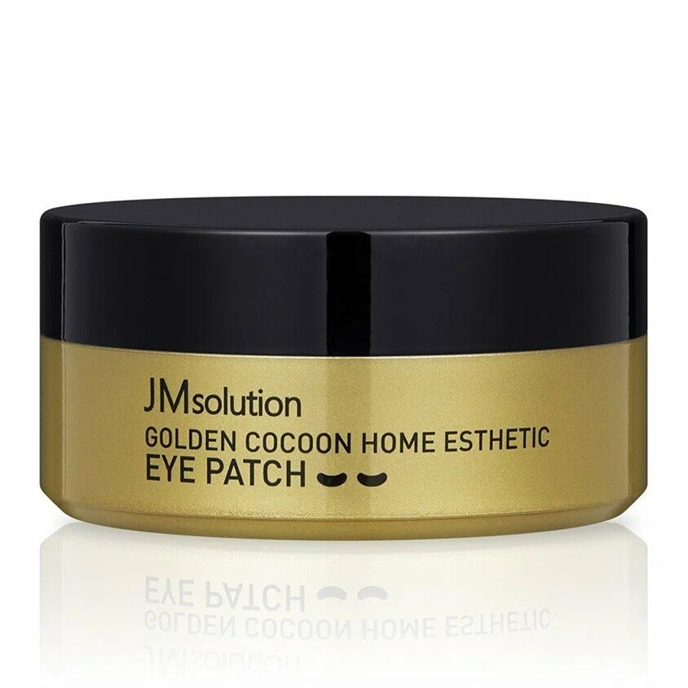 JM Solution Патчи для глаз гидрогелевые с протеинами кокона шелкопряда и золотом GOLDEN COCOON, 60 шт (44833)