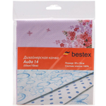 Дизайнерская канва Bestex 30*30 см (Нежные цветочки )