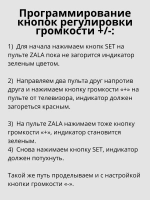 Универсальный пульт дистанционного управления для IP-TV ресиверов и интерактивных приставок ZALA Huayu PDUHOB2081 (HOB2081, GDL-62-ZTE030, ZTE030, HOB798, ZTE Black, MAG-245, MAG-250, MAG-254, MAG-255, MAG-260, MAG-270)