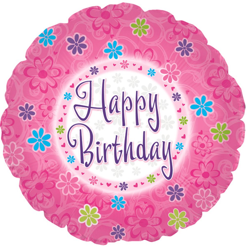 CTI 18" Круг Happy Birthday СДР
