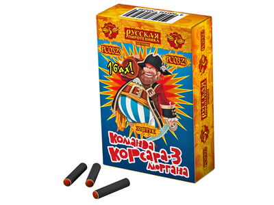 Петарда «Команда Корсара Моргана 3» Один хлопок 50/10/10