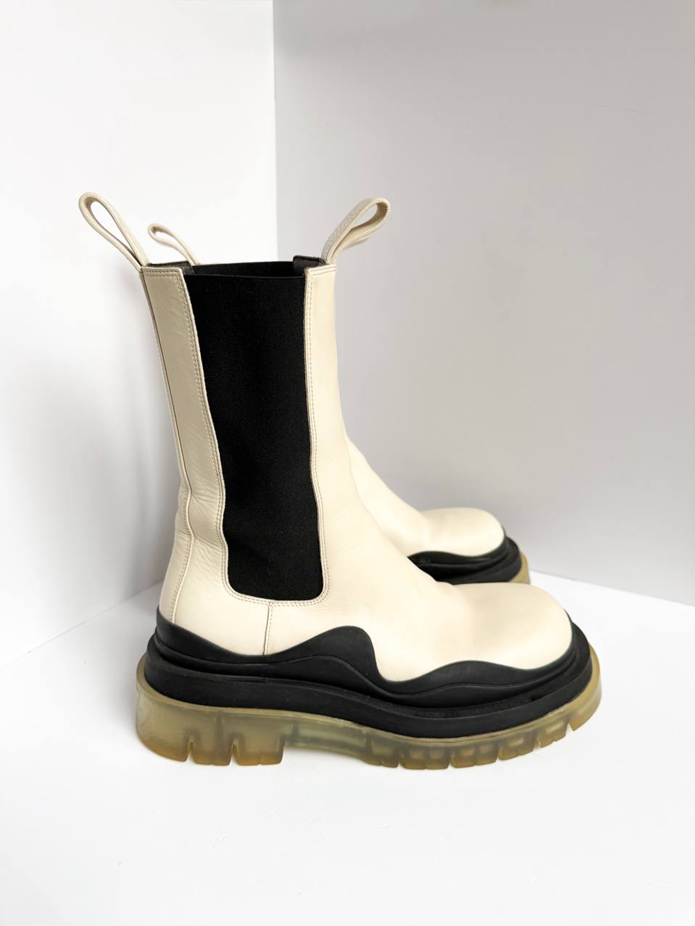 Кожаные ботинки Bottega Veneta, 38