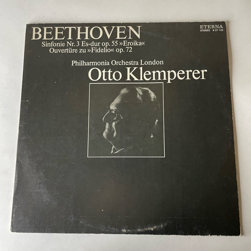 Винтажная виниловая пластинка LP L. V. Beethoven Бетховен, Otto Klemperer Отто Клемперер Симфония Sinfonie Nr. 3 Es-dur Op. 55 Eroika (ГДР 1981)