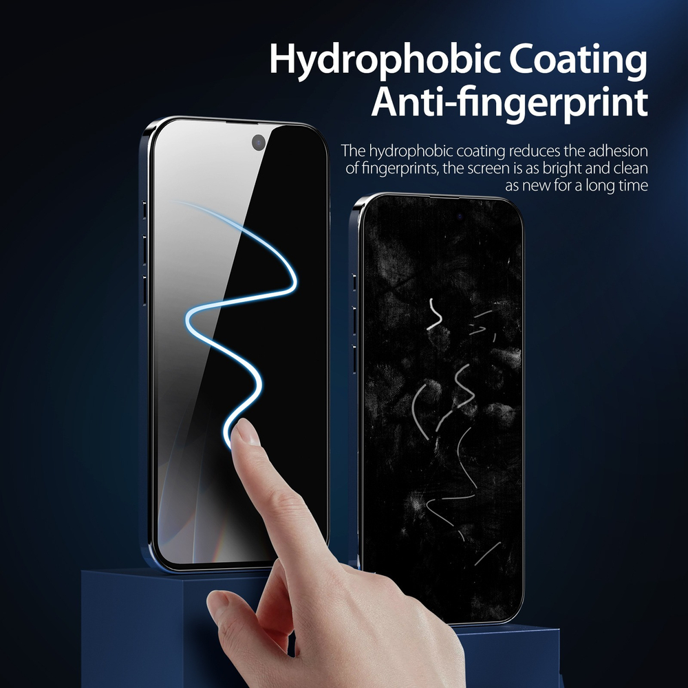 Стекло анти-шпион на дисплей для смартфона iPhone 17 Pro Max, G-Rhino