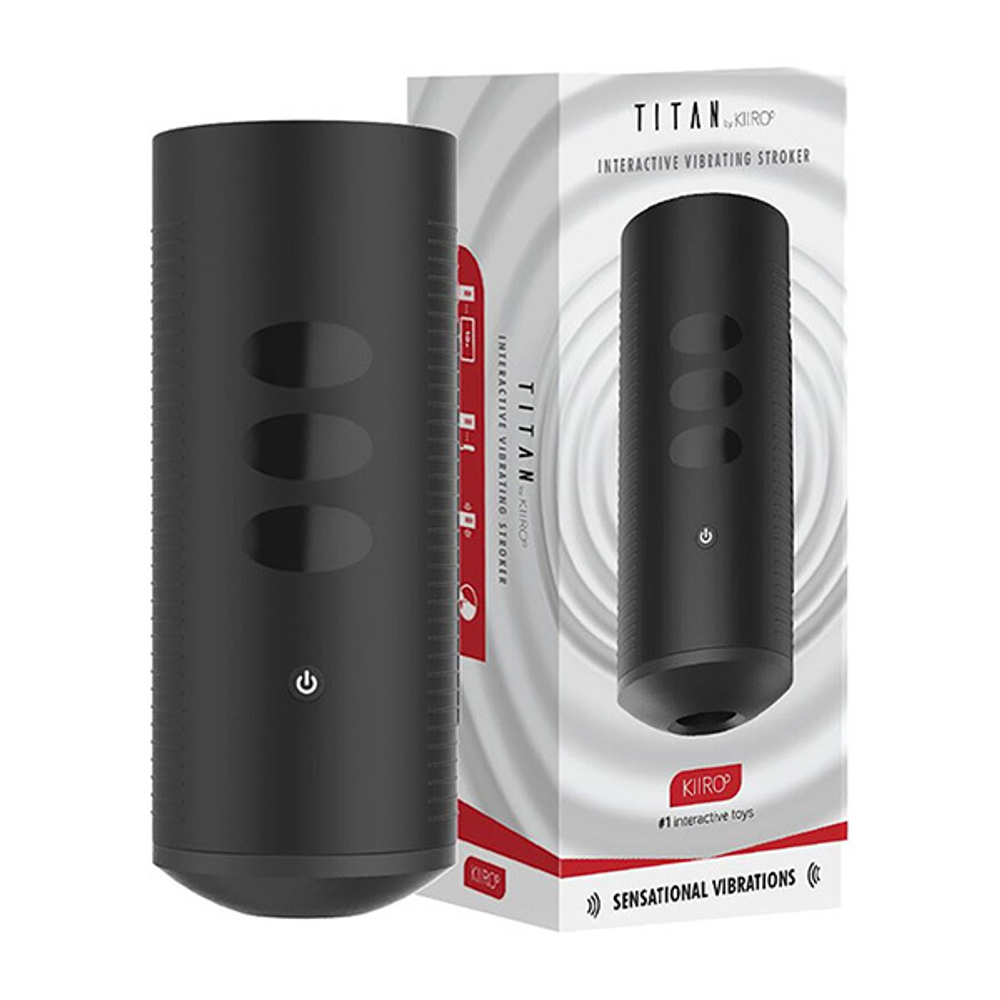 Интерактивный мастурбатор Kiiroo Titan Interactive Vibrating Penis Masturbator