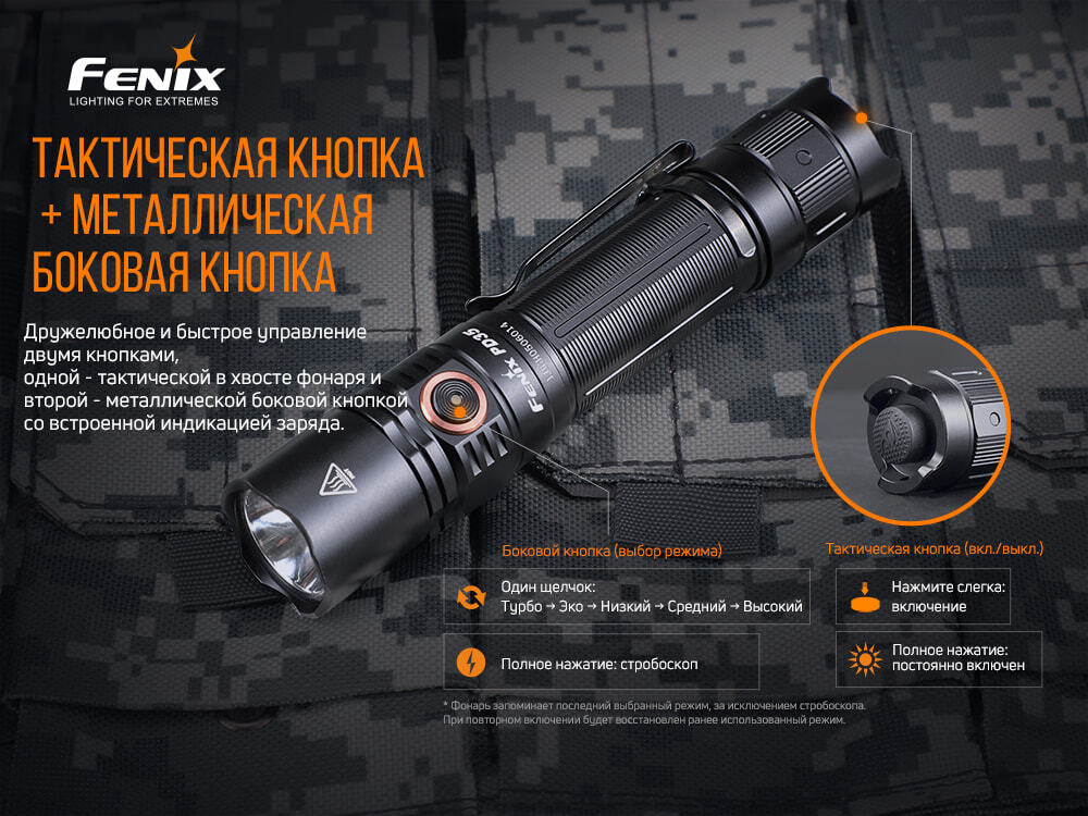 Фонарь Fenix PD35 V3.0 Cree XP-L HI V3 LED