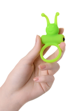 Эрекционное кольцо на пенис A-Toys зеленое 3,1 см