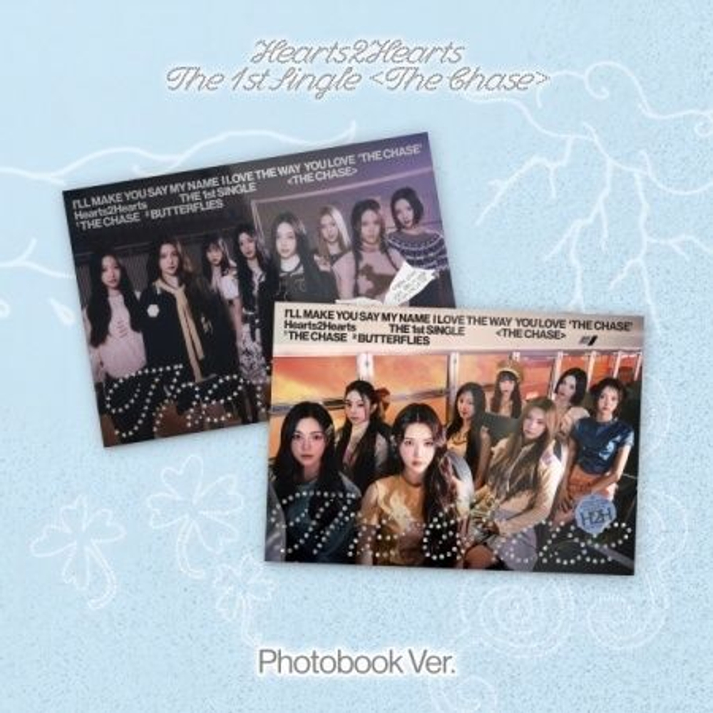 Альбом HEARTS2HEARTS - THE CHASE 1st Single Album PHOTO BOOK RANDOM Version