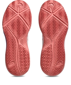 Женские кроссовки для padel Asics Gel-Dedicate 8 Padel - white/guava