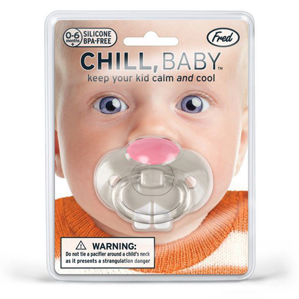 Пустышка (соска) Chill Baby Зайчик Fred&Friends