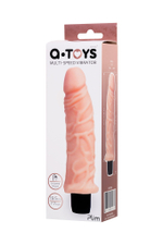 Вибратор реалистичный A-toys Multi-Speed телесный 19 см