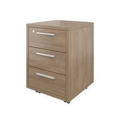 Тумба выкатная Дублин ДБ17.С (3 ящика с замком) 450х450х600