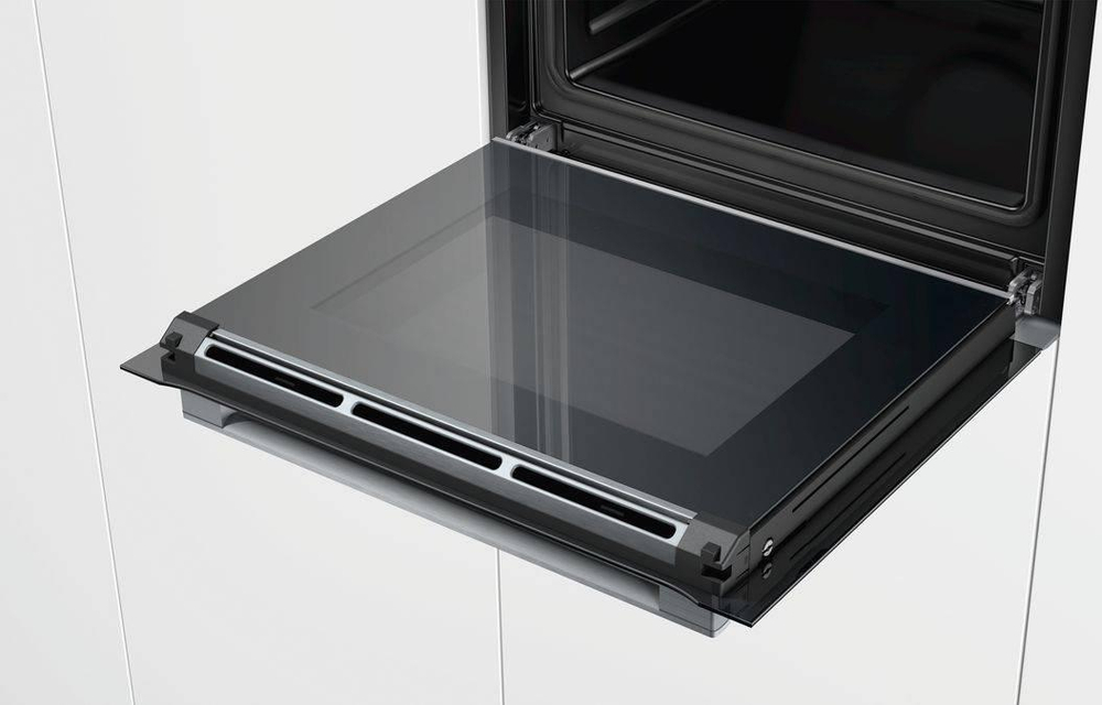 Встраиваемый электрический духовой шкаф Bosch HBG6764S1, серебристый