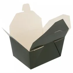 Ланч-бокс картонный "BLACK" 780 мл 11,3*9*6,4см, 50шт/уп, Garcia de PouИспания