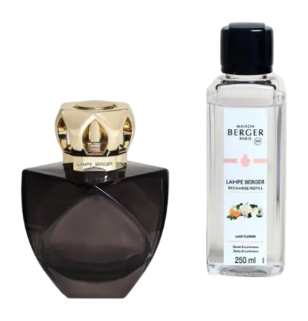 Maison Berger Paris Ароматическая лампа Eternity черная + масло Lady Flower MBP-4850