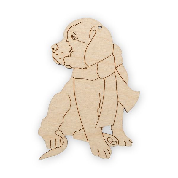 Заготовка из фанеры Подвеска, Сенбернар, 6.5х10 см, ВД-415 Mr.Carving