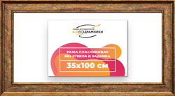 Рама 35x100 для картин и фотографий
