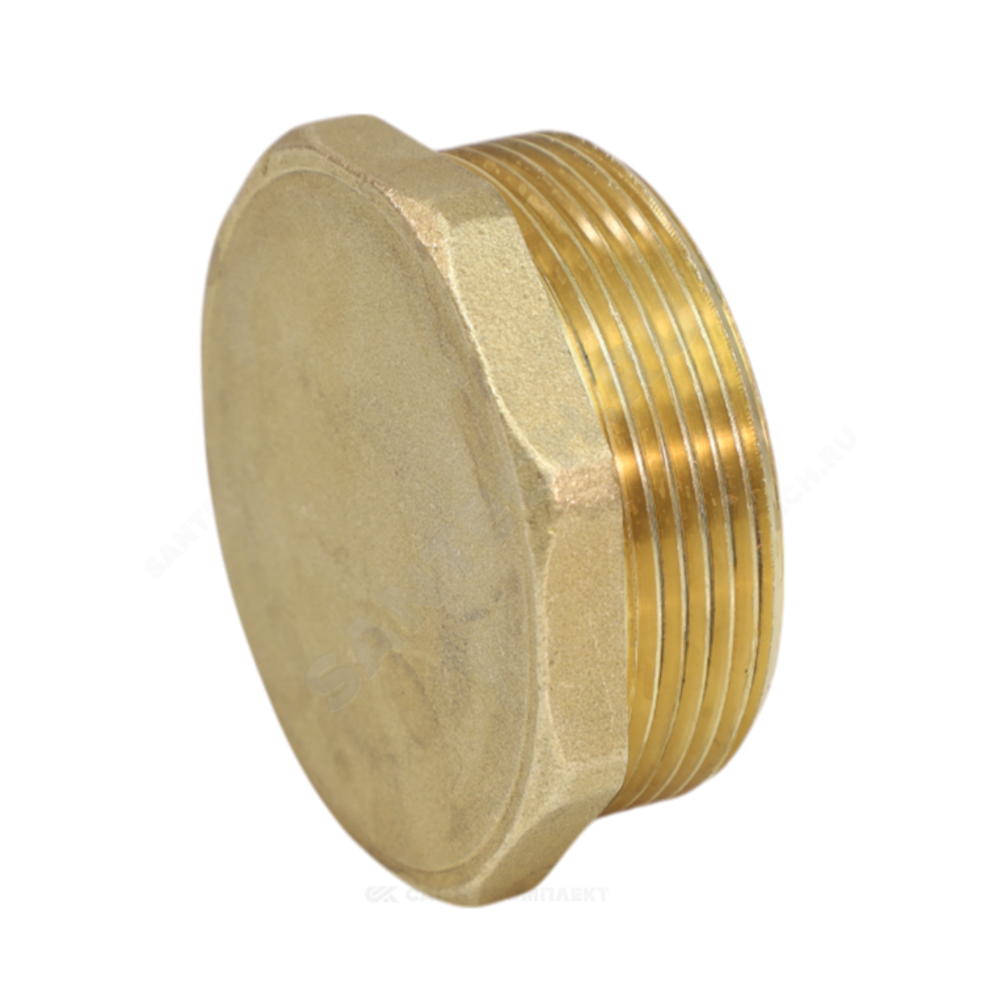 Заглушка латунь Ду 25 (1") НР VALFEX VF.583.L.100