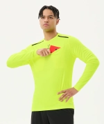 Футболка судейская с длинным рукавом DIVISION PerFormDRY Referee LS Tee, желтый неон - изображение 31
