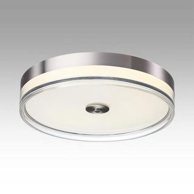 7728/76L MITRA LED SN 101 Светильник металл/акрил/серебро/прозрачный LED 76Вт 4000K D400 IP20 INFINITA