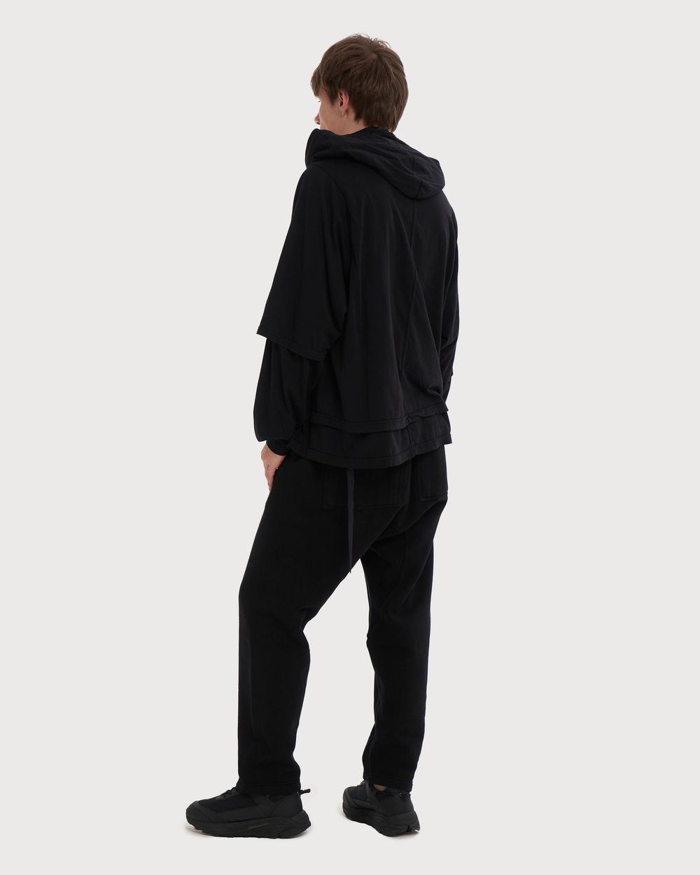 RICK OWENS DRKSHDW ХУДИ ЧЕРНАЯ HUSTLER