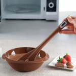 Thermo Choc, силиконовая лопатка с термометром-щупом, Silikomart, Италия