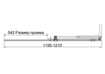 Душевая перегородка Vincea Волк-Ин (Walk-In) VSW-4WSL120CLG-R, правая, 1200*2000, брашир. золото, стекло прозрачное