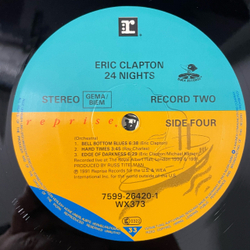 Винтажная виниловая пластинка LP Eric Clapton 24 Nights (Германия 1991)