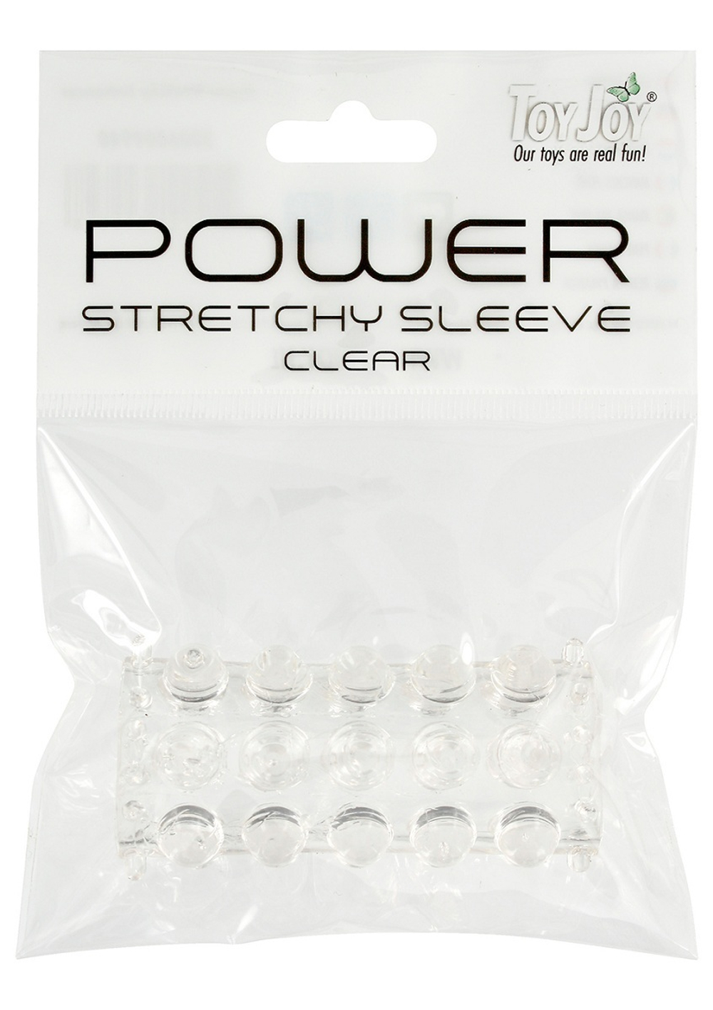 Прозрачная рельефная насадка POWER STRETCHY (Цвет: не задано)