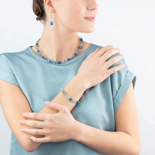 Колье Coeur de Lion Turquoise 4020/10-0600