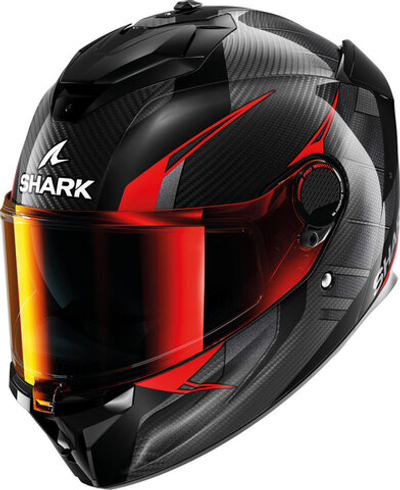 Shark SPARTAN GT PRO CARBON Kultram Carbon Black Red